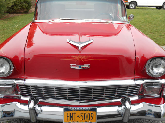 1956 red Chevrolet Bel Air/150/210 150