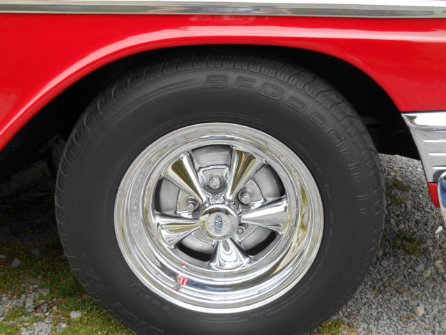 1956 red Chevrolet Bel Air/150/210 150