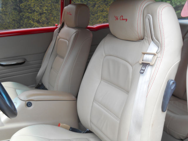 1956 red Chevrolet Bel Air/150/210 150