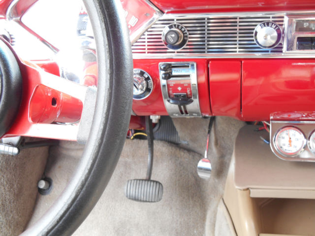 1956 red Chevrolet Bel Air/150/210 150