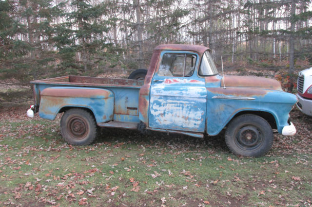 1956 Black Chevrolet Other Pickups