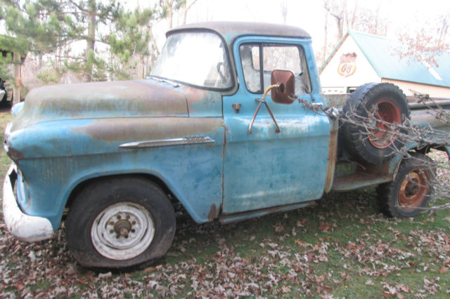 1956 Black Chevrolet Other Pickups