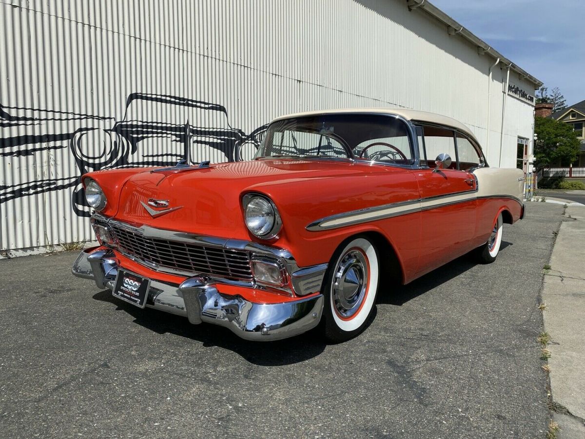 1956 Red Chevrolet Bel Air/150/210 Hard Top