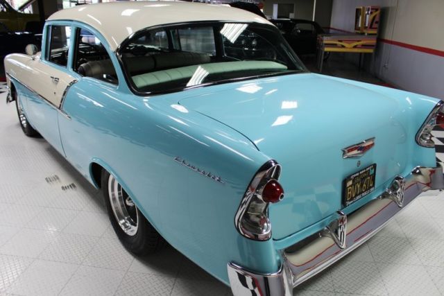 1956 Blue Chevrolet Bel Air/150/210 Hardtop
