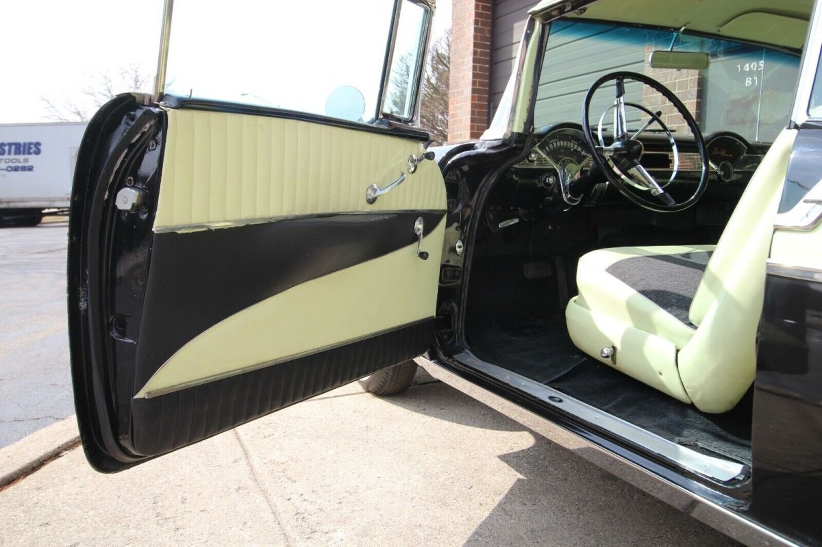 1956 Black Chevrolet Bel Air/150/210 Coupe