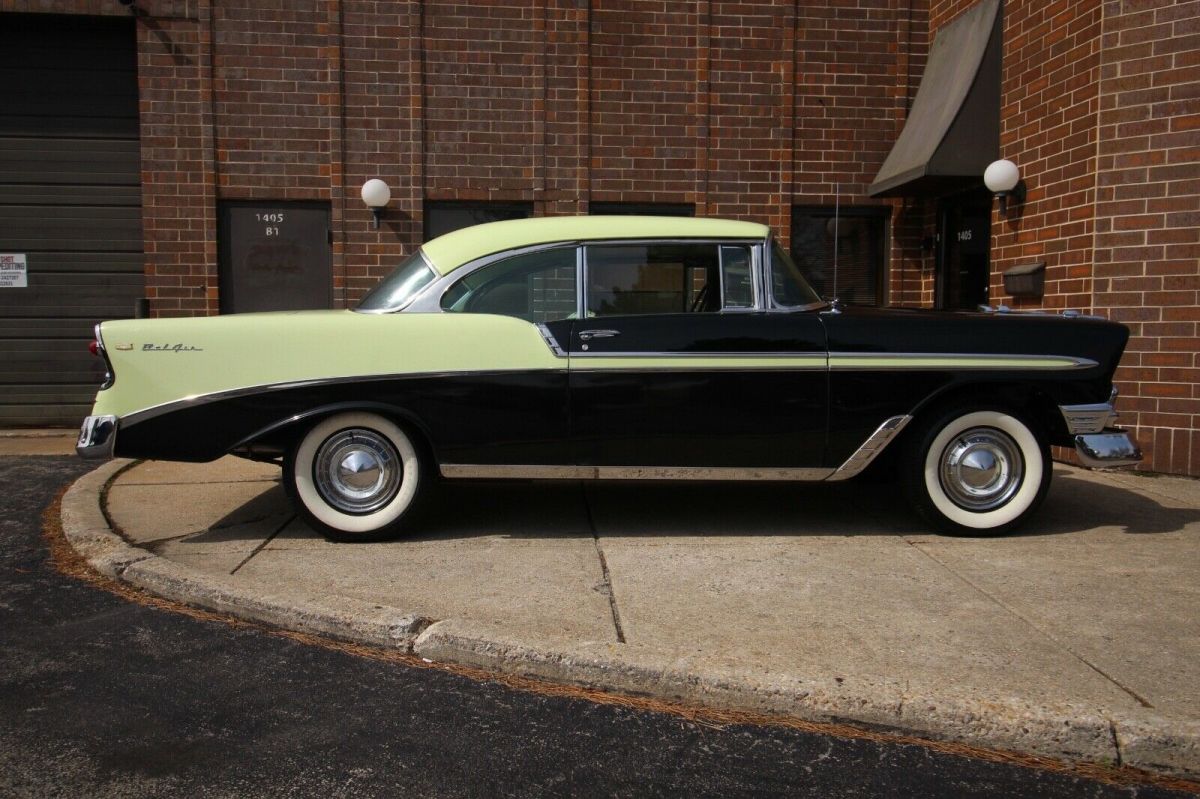 1956 Black Chevrolet Bel Air/150/210 Coupe