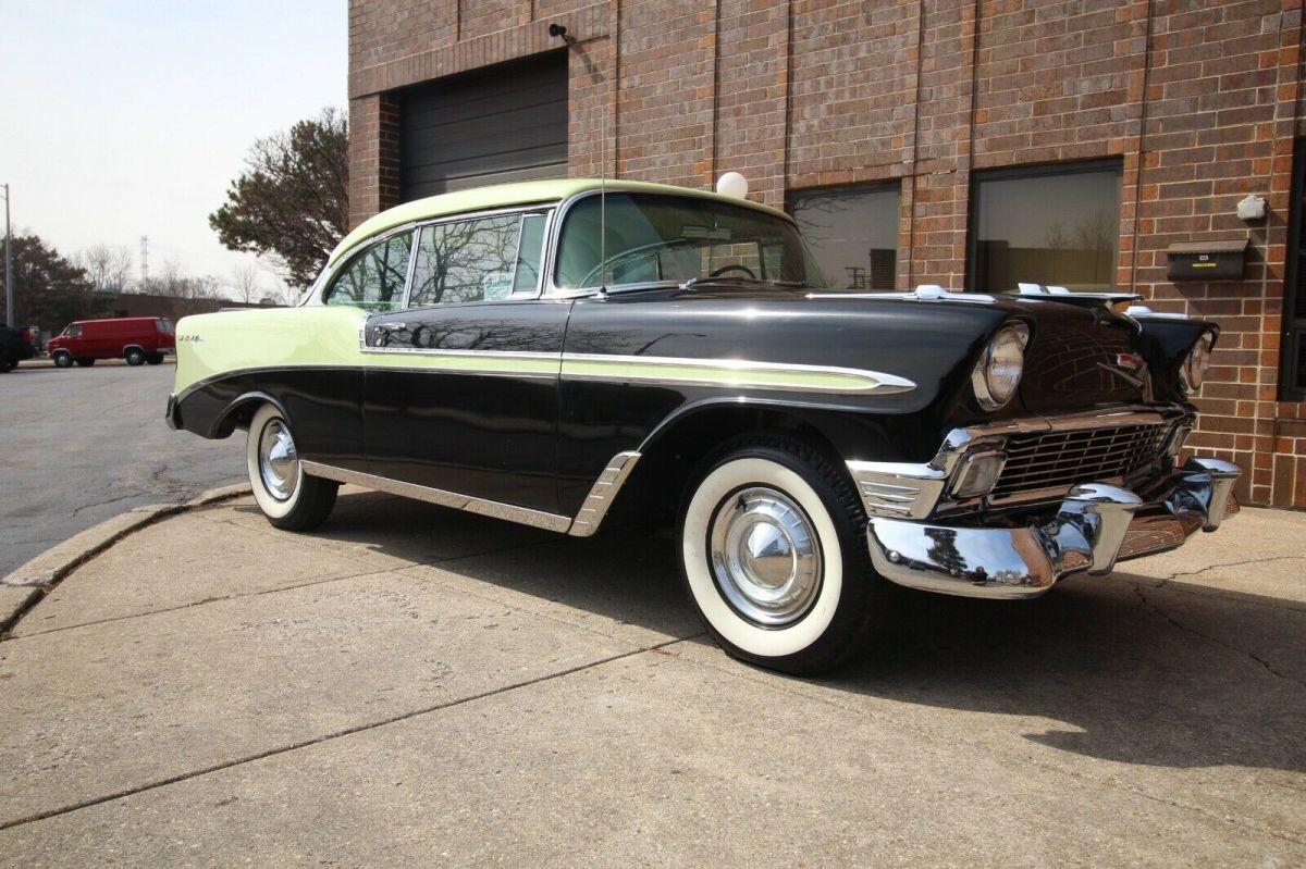 1956 Black Chevrolet Bel Air/150/210 Coupe