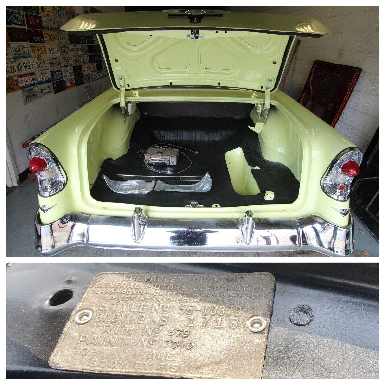 1956 Black Chevrolet Bel Air/150/210 Coupe