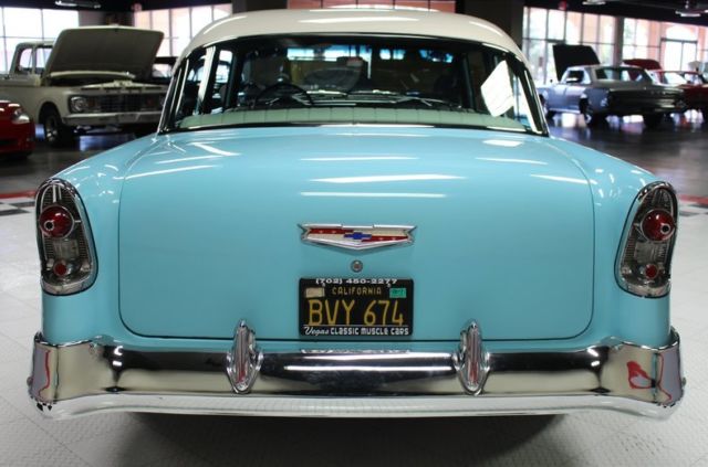 1956 Blue Chevrolet Bel Air/150/210 Hardtop