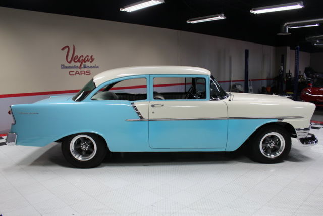 1956 Blue Chevrolet Bel Air/150/210 Hardtop