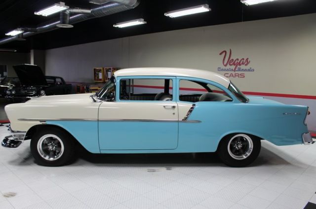 1956 Blue Chevrolet Bel Air/150/210 Hardtop