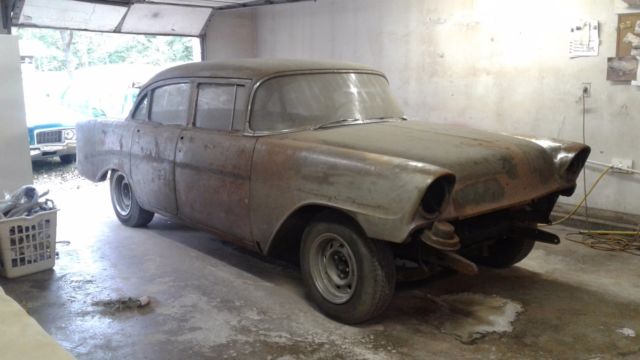 1956 Bare Metal Chevrolet Bel Air/150/210 Sedan