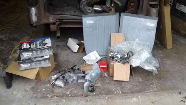 1956 Bare Metal Chevrolet Bel Air/150/210 Sedan