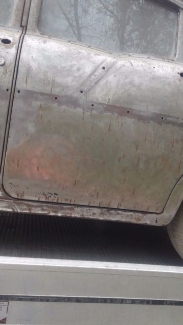 1956 Bare Metal Chevrolet Bel Air/150/210 Sedan