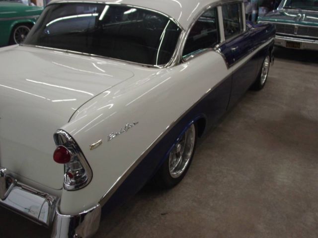 1956 Blue Chevrolet Bel Air/150/210