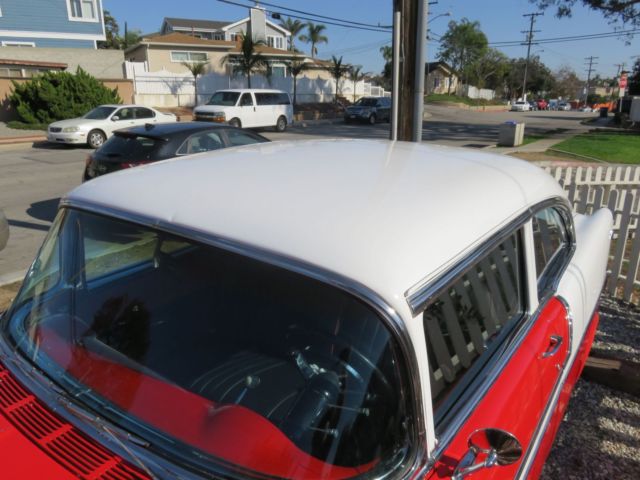 1956 Red/White Chevrolet Bel Air/150/210 Coupe