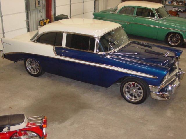1956 Blue Chevrolet Bel Air/150/210