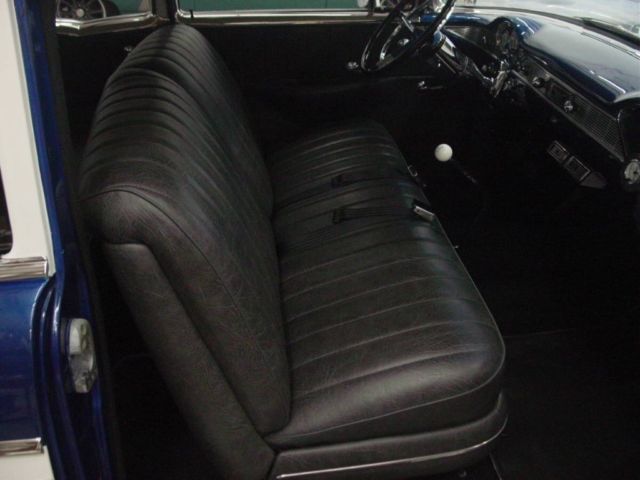 1956 Blue Chevrolet Bel Air/150/210