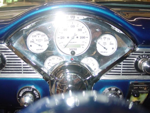 1956 Blue Chevrolet Bel Air/150/210