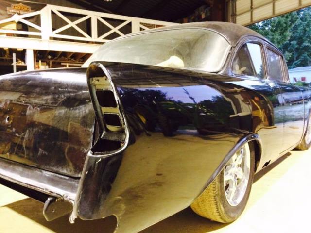 1956 Black Chevrolet Bel Air/150/210 Hardtop