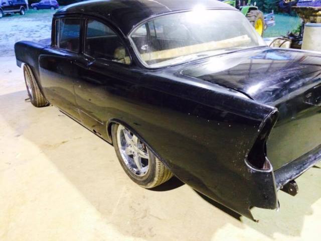 1956 Black Chevrolet Bel Air/150/210 Hardtop