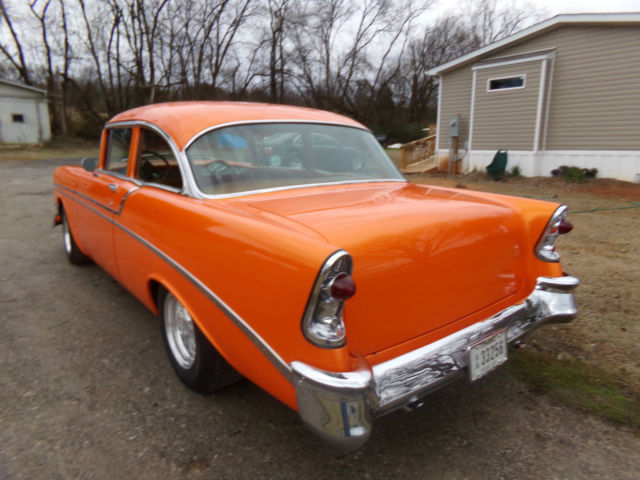 1956 Tangelo Orange Pearl Chevrolet Bel Air/150/210 Sedan