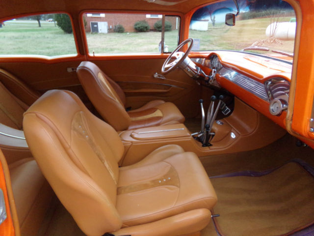 1956 Tangelo Orange Pearl Chevrolet Bel Air/150/210 Sedan