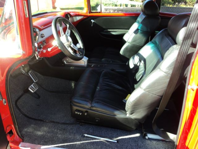 1956 Black Chevrolet Bel Air/150/210 Sedan