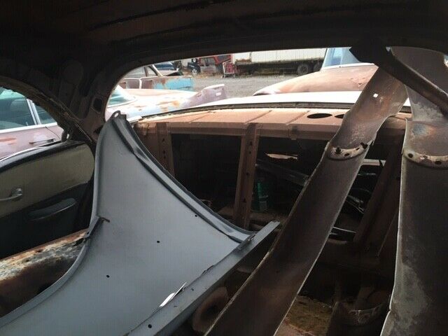 1956 Red and White Chevrolet Bel Air/150/210 4 D