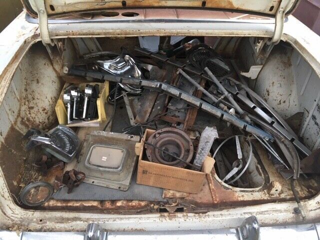 1956 Red and White Chevrolet Bel Air/150/210 4 D