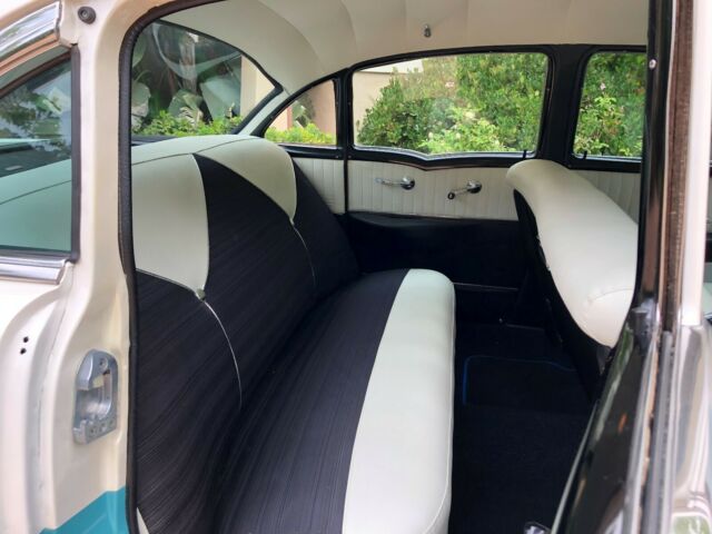 1956 Blue / White Chevrolet Bel Air/150/210 Sedan