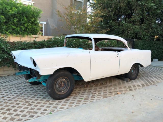 1956 Turquoise Chevrolet Bel Air/150/210 2 dr hardtop