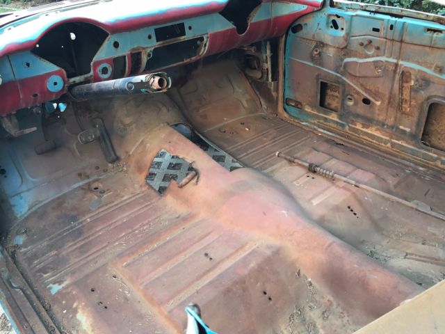 1956 Turquoise Chevrolet Bel Air/150/210 2 dr hardtop