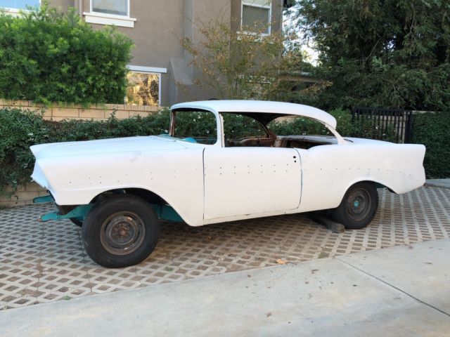 1956 Turquoise Chevrolet Bel Air/150/210 2 dr hardtop