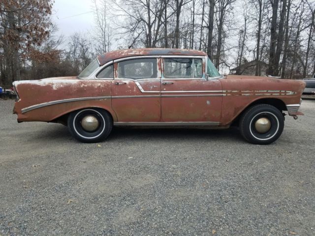1956 Brown Chevrolet Bel Air/150/210 Sedan