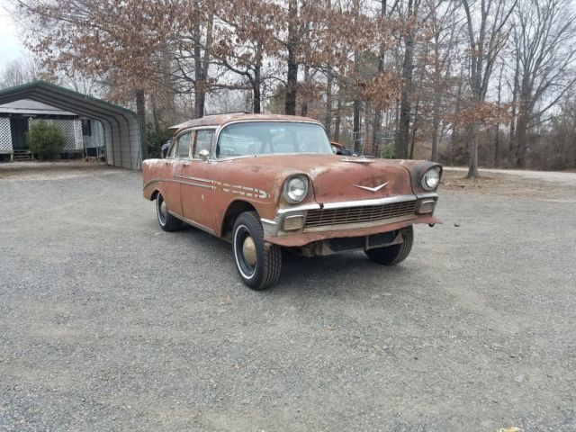 1956 Brown Chevrolet Bel Air/150/210 Sedan