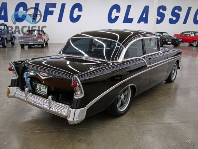 1956 Black Chevrolet Bel Air/150/210 Coupe