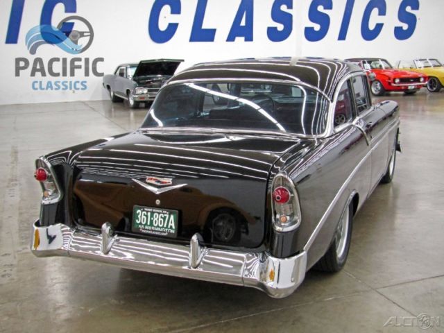 1956 Black Chevrolet Bel Air/150/210 Coupe
