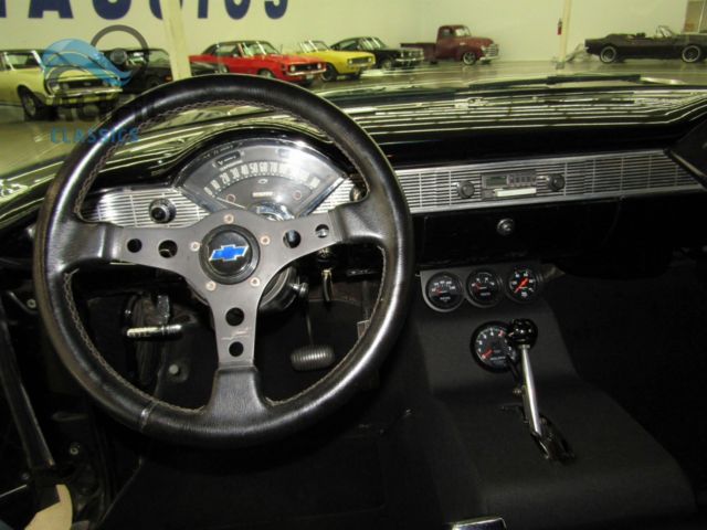 1956 Black Chevrolet Bel Air/150/210