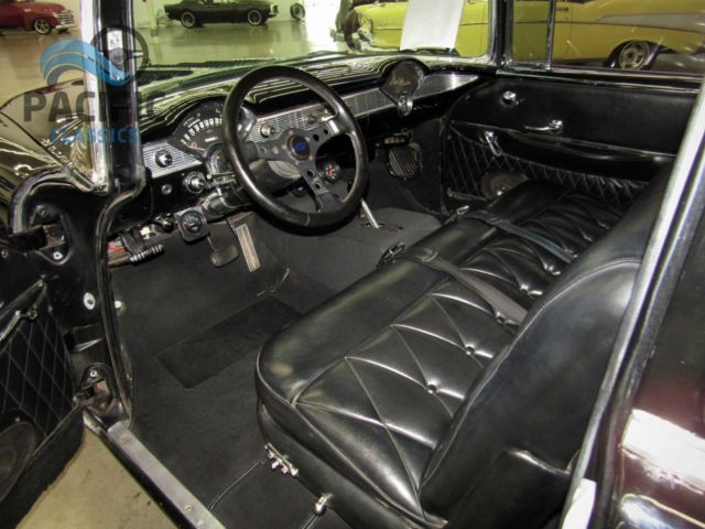 1956 Black Chevrolet Bel Air/150/210