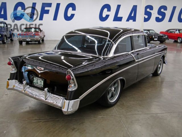 1956 Black Chevrolet Bel Air/150/210