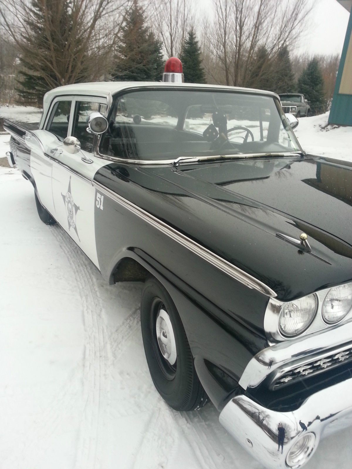 1959 Black Ford Galaxie Sedan