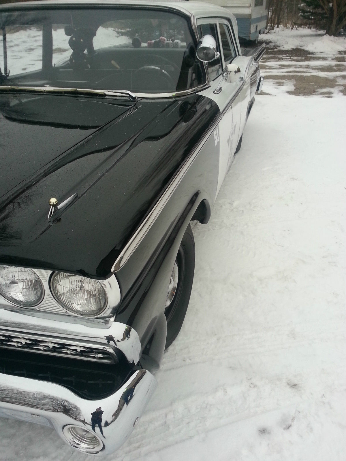 1959 Black Ford Galaxie Sedan