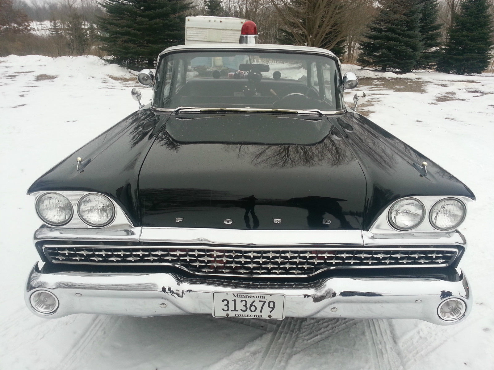 1959 Black Ford Galaxie Sedan