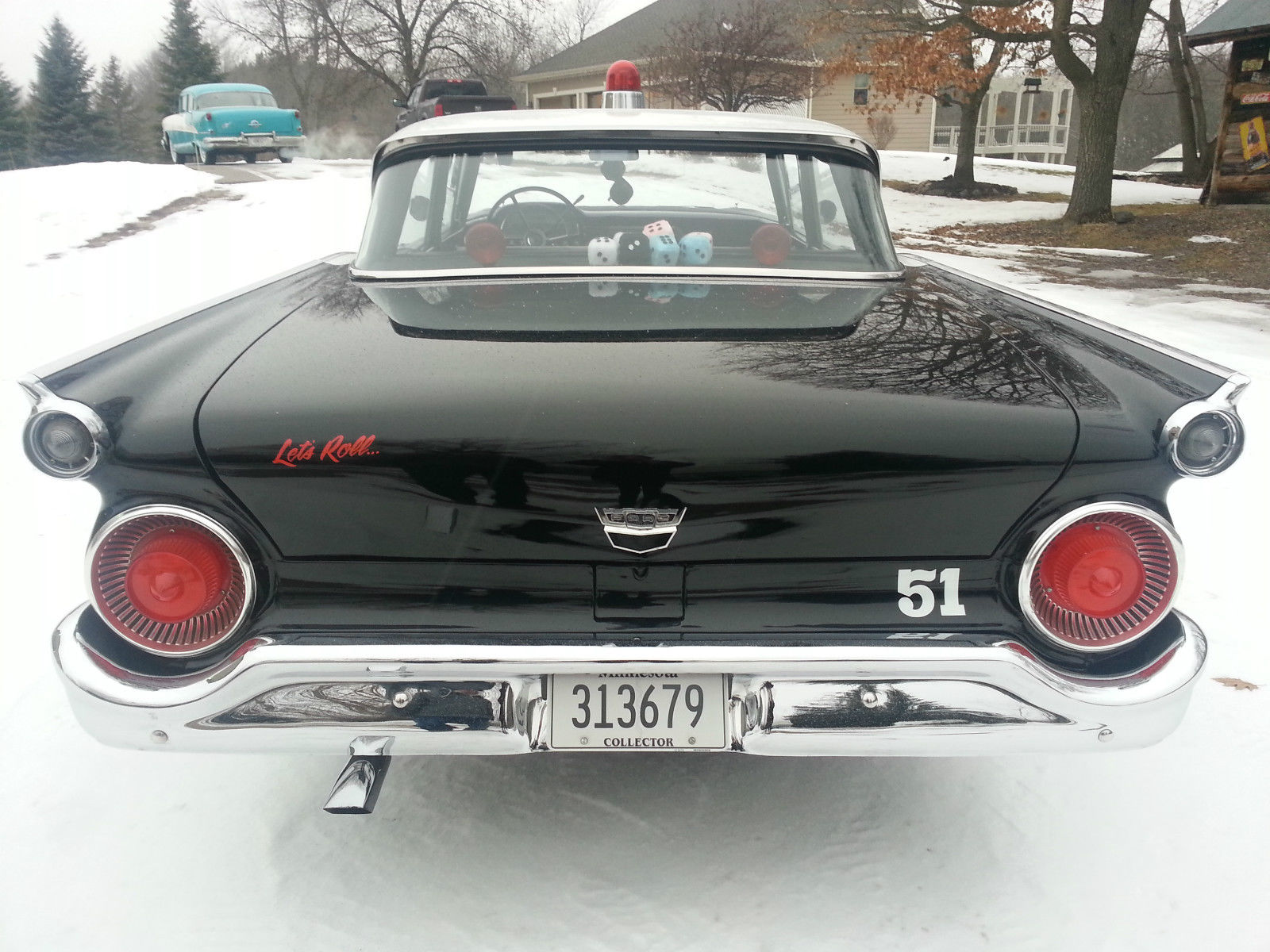 1959 Black Ford Galaxie Sedan