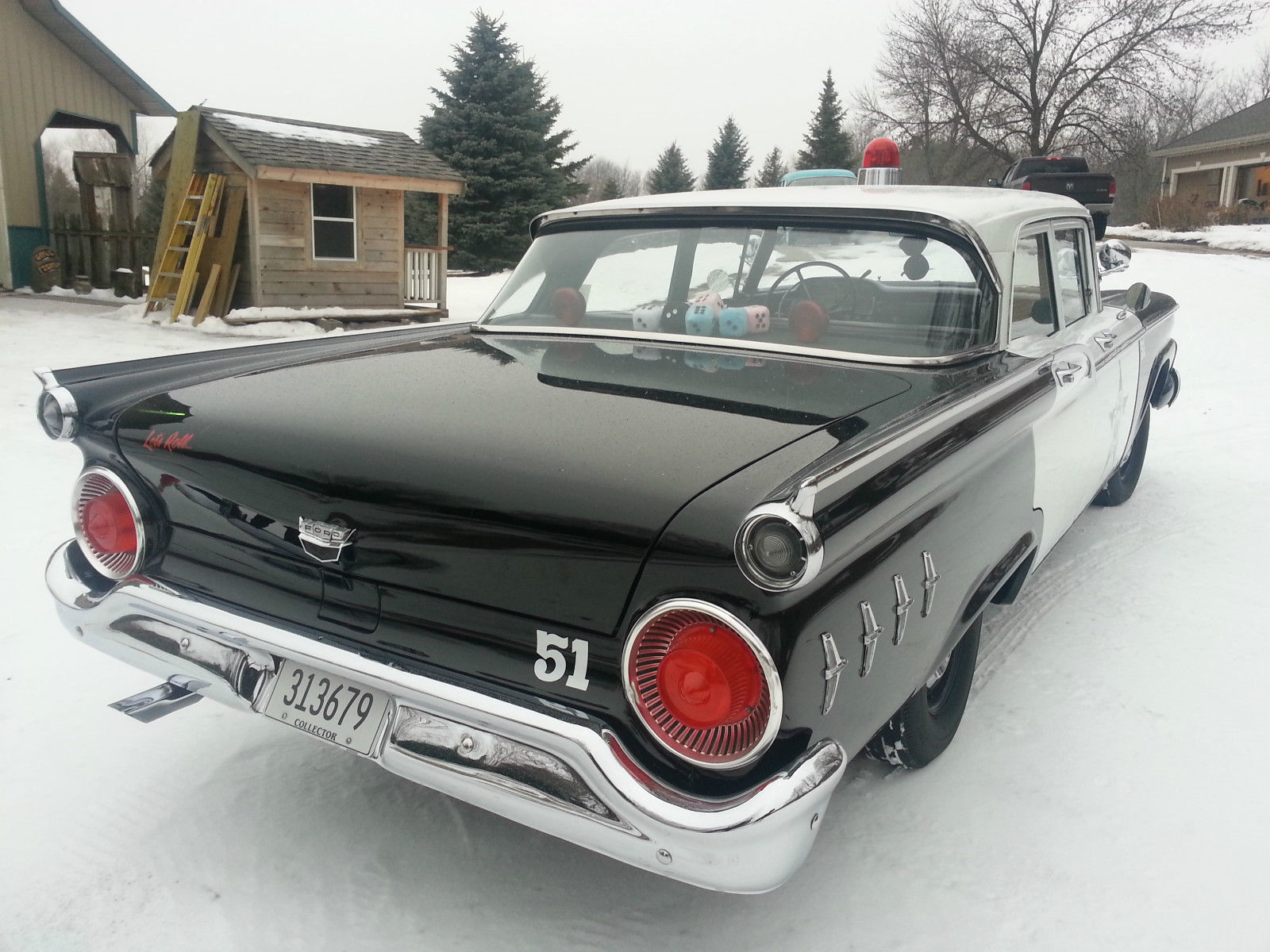 1959 Black Ford Galaxie Sedan