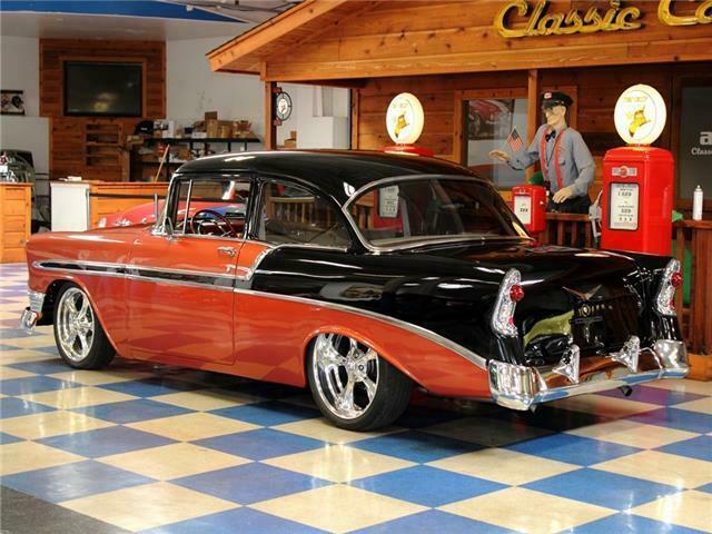 1956 Black Chevrolet Bel Air/150/210 --