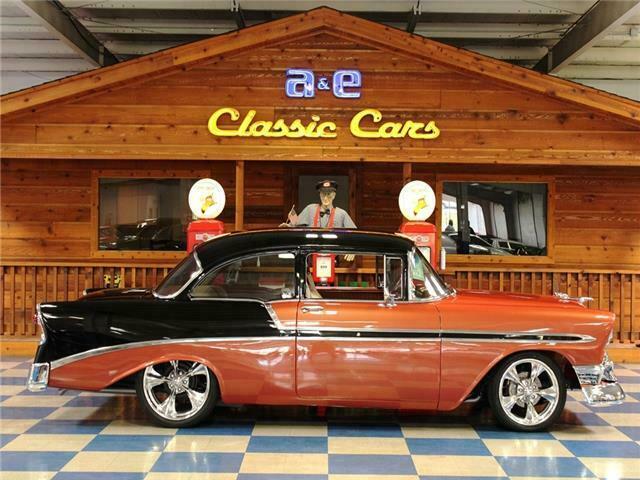 1956 Black Chevrolet Bel Air/150/210 --