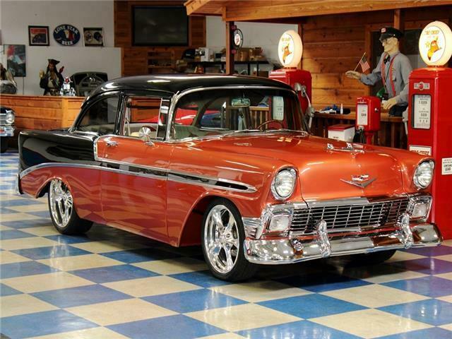 1956 Black Chevrolet Bel Air/150/210 --
