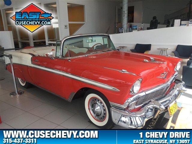 1956 Black Chevrolet Bel Air/150/210 Convertible